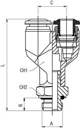 ORIENTING Y MALE ADAPTOR (PARALLEL)